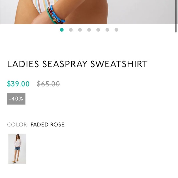 O’Neill Seaspray butterfly sweatshirt size medium. - Picture 5 of 6